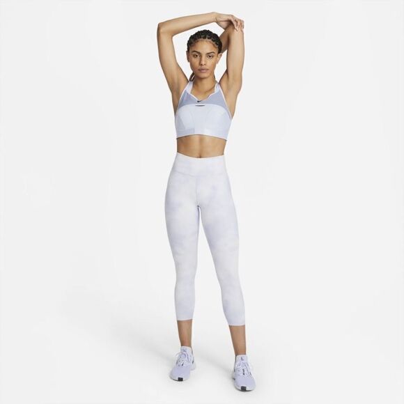Nike Light Blue Alpha Ultrabreathe Bra High Support Sports Bra - Picture 3 of 9
